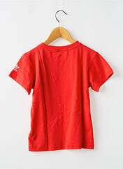 T-shirt rouge ADIDAS pour enfant seconde vue