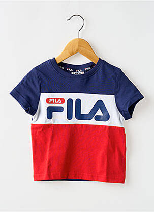 T-shirt col rond bleu FILA enfant