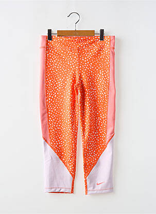Legging orange NIKE pour fille