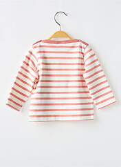 T-shirt blanc PETIT BATEAU pour fille seconde vue