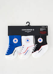 Chaussettes blanc CONVERSE pour enfant seconde vue