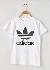 T-shirt blanc ADIDAS pour enfant seconde vue