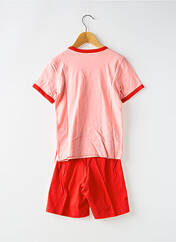 Ensemble short rose ADIDAS pour enfant seconde vue