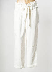 Pantalon droit blanc MORGAN pour femme seconde vue
