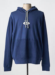 Sweat-shirt à capuche col rond bleu NIKE homme