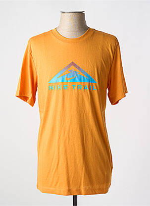T-shirt col rond orange NIKE homme
