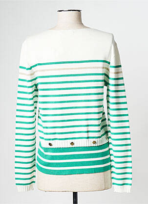 Pull col rond vert BREAL femme