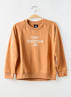 Sweat-shirt col rond marron NEW BALANCE enfant