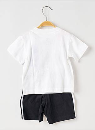Ensemble short col rond noir ADIDAS enfant