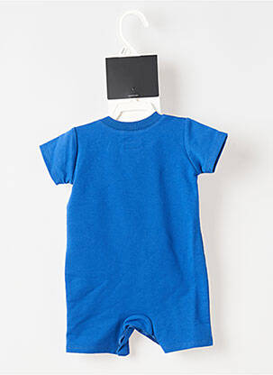 Combishort col rond bleu CONVERSE enfant