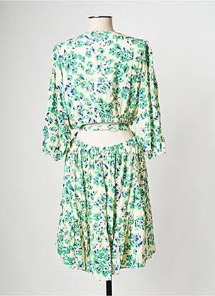 Robe courte col v beige SUNCOO femme