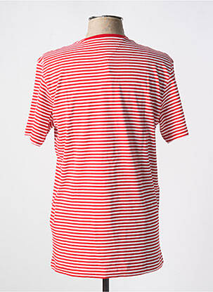 T-shirt col rond rouge TOMMY HILFIGER homme