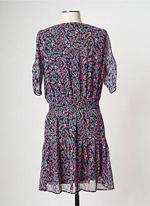 Robe courte col v noir BONOBO femme