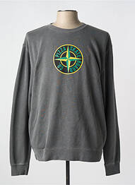 Sweat-shirt noir PIZZA SKATEBOARD homme