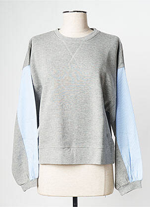 Pull col rond gris STELLA FOREST femme