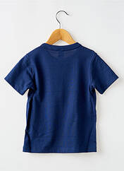 T-shirt bleu PETIT BATEAU pour garçon seconde vue