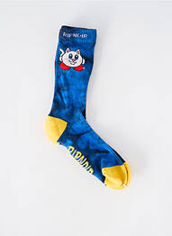 Chaussettes bleu RIPNDIP homme