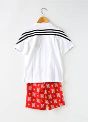 Ensemble de sport blanc ADIDAS pour garçon seconde vue