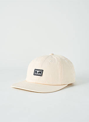 Casquette beige OBEY pour homme
