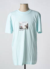 T-shirt bleu SELECTED pour homme seconde vue