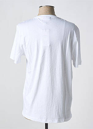 T-shirt col rond blanc FILA homme
