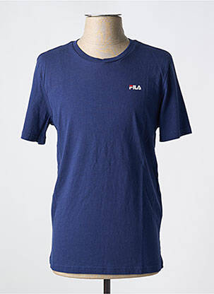 T-shirt col rond blanc FILA homme