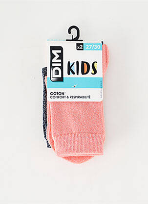 Chaussettes rose DIM fille