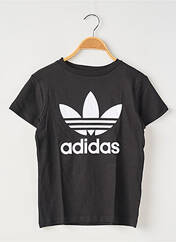 T-shirt noir ADIDAS pour enfant seconde vue