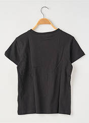 T-shirt noir ADIDAS pour enfant seconde vue