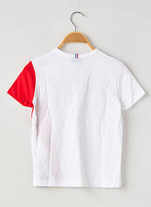 T-shirt col rond blanc LE COQ SPORTIF garçon