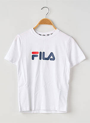 T-shirt col rond blanc FILA enfant