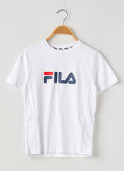 T-shirt blanc FILA pour enfant seconde vue
