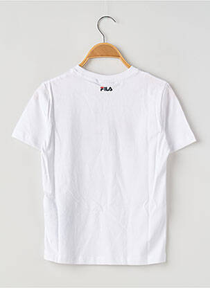 T-shirt col rond blanc FILA enfant