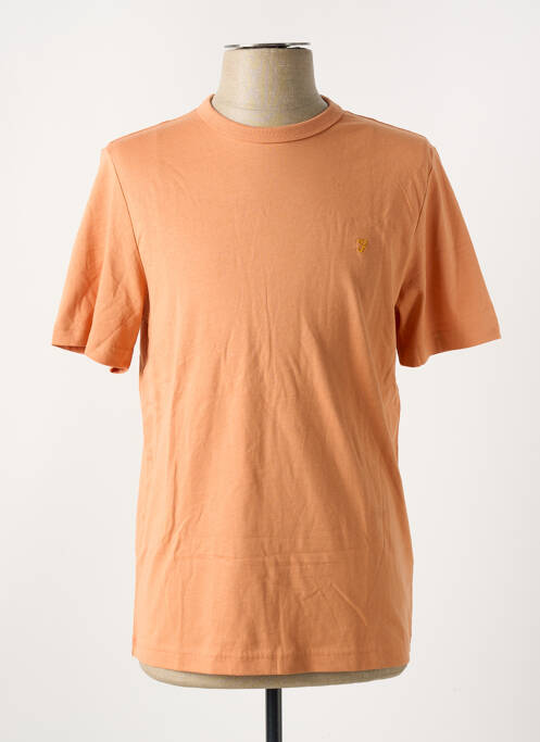 T-shirt orange FARAH pour homme