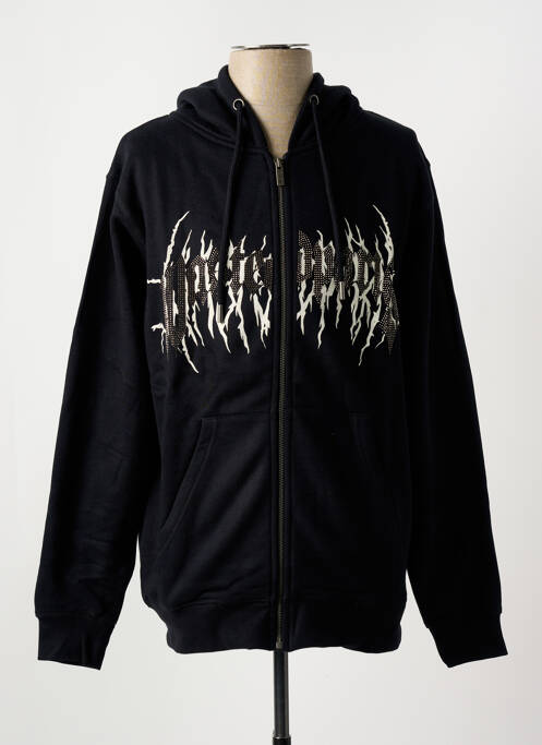 Sweat-shirt noir WASTED PARIS pour homme