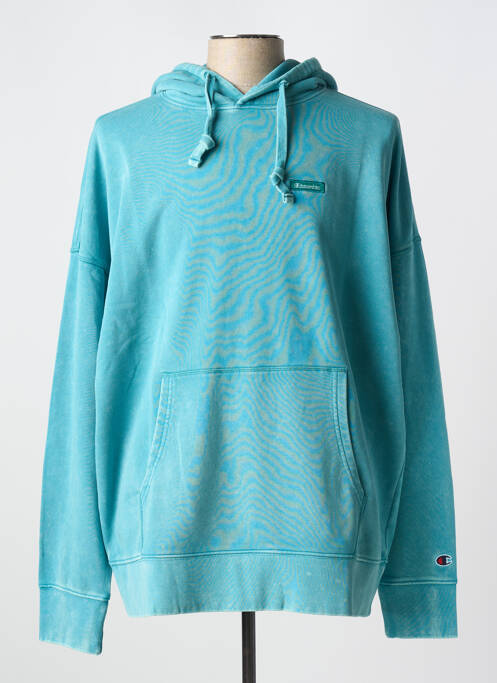 Sweat-shirt à capuche bleu CHAMPION pour homme