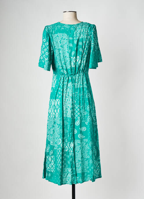 Robe mi-longue vert GRACE & MILA femme