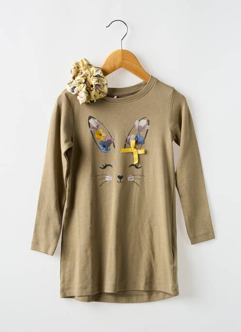 T-shirt marron NAME IT pour fille