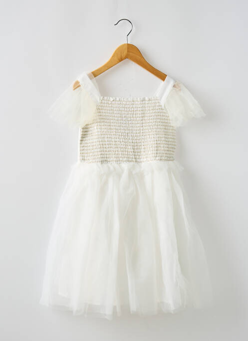 Robe courte blanc TAPE À L'OEIL pour fille