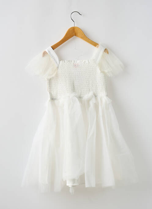Robe courte blanc TAPE À L'OEIL pour fille