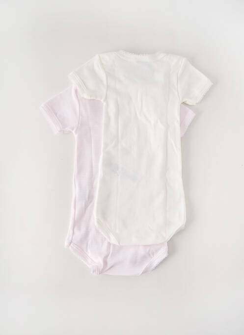 Body lingerie blanc PETIT BATEAU pour enfant