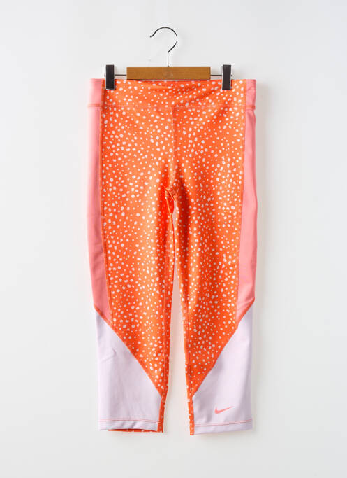 Legging orange NIKE pour fille