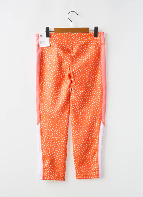 Legging orange NIKE pour fille