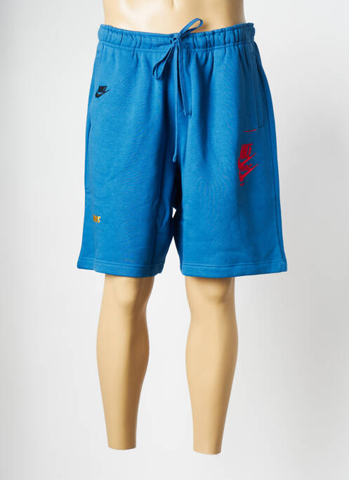 Short bleu NIKE homme