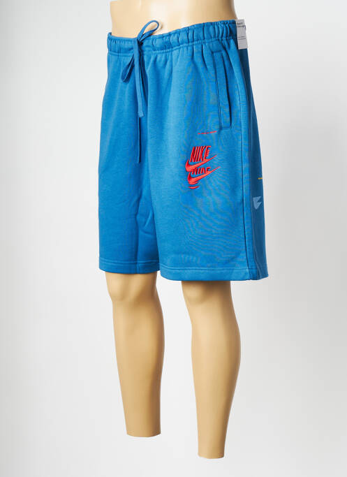 Short bleu NIKE homme