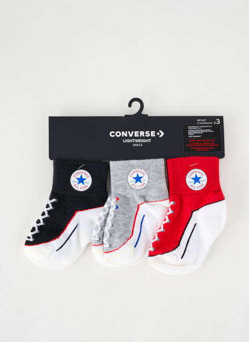 Chaussettes rouge CONVERSE pour enfant