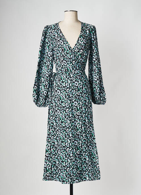 Robe mi-longue noir OBJECT pour femme