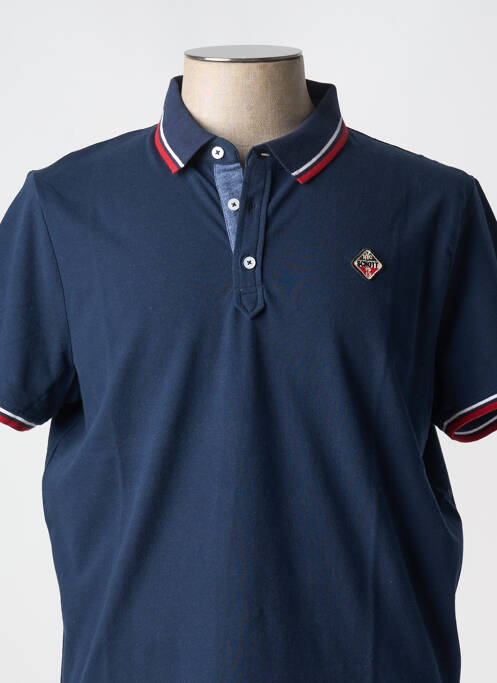 Polo bleu SCHOTT pour homme