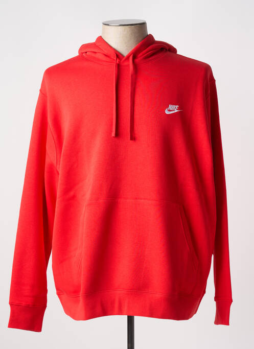 Sweat-shirt à capuche rouge NIKE pour homme