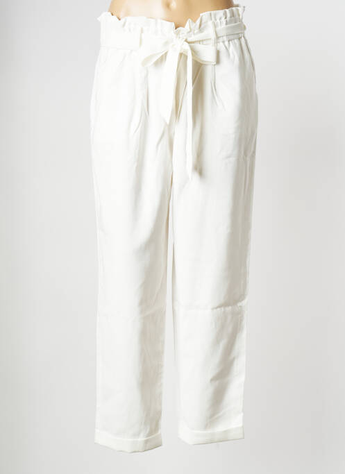 Pantalon droit blanc MORGAN pour femme